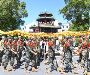 曾风保出席揭阳市2025年下半年新兵入伍欢送大会